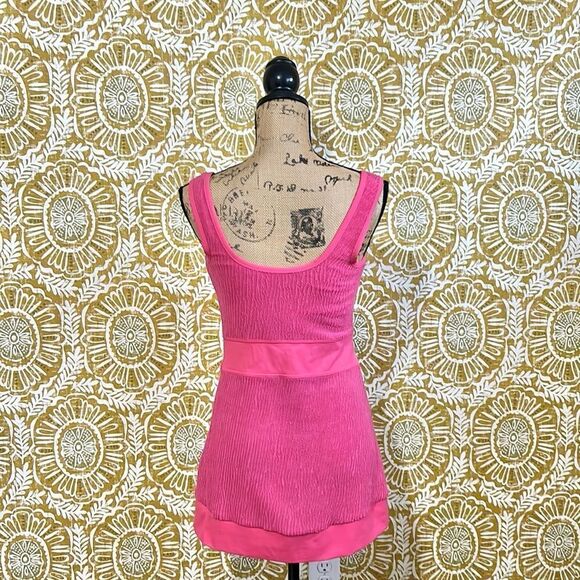 SHAN Swimwear Dahlia Textured Sleeveless Swim Mini Dress in Rose Pink $430 Sz 8 - Picture 11 of 16